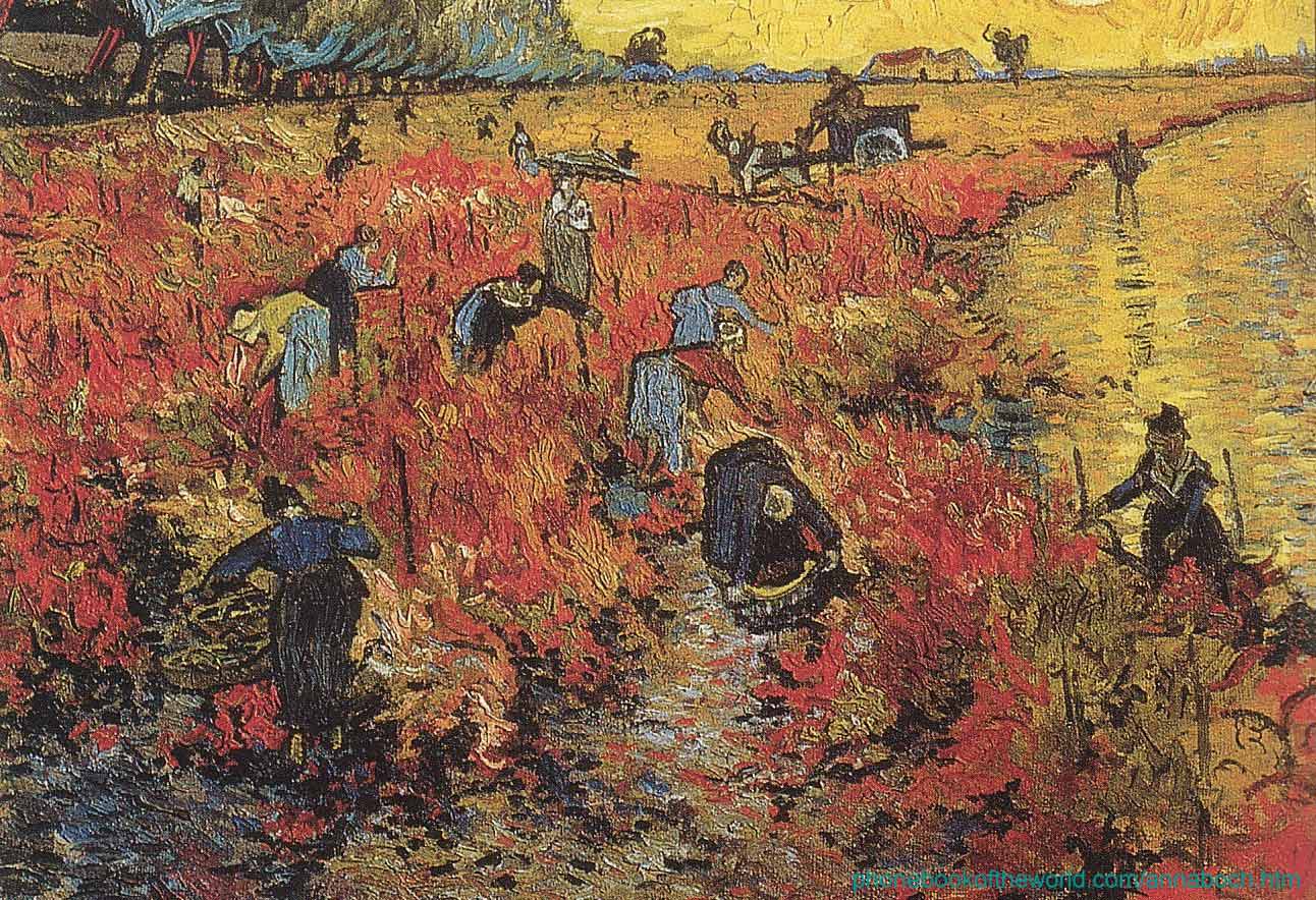 Van Gogh "les vignes rouges"